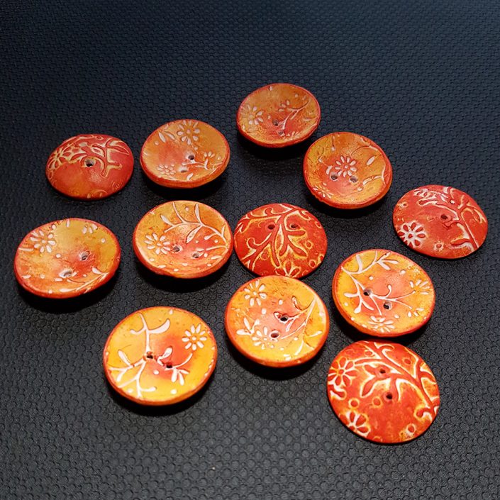 Polymer clay buttons | By 2ou3choses.com Polymer clay buttons | By 2ou3choses.com