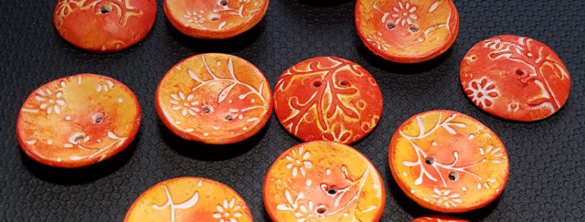 Polymer clay buttons | By 2ou3choses.com